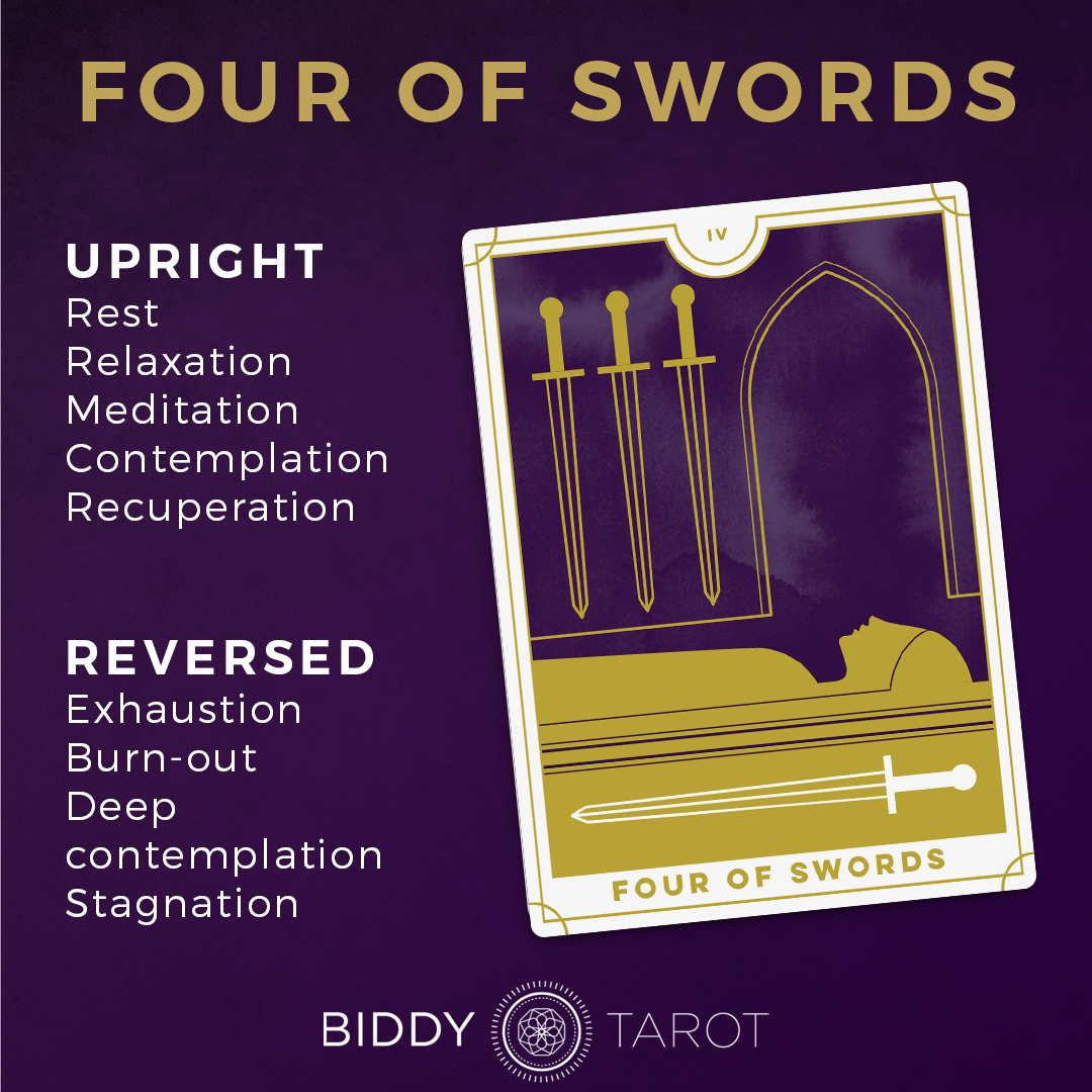 4 of swords career meaning: What does it mean for your job?