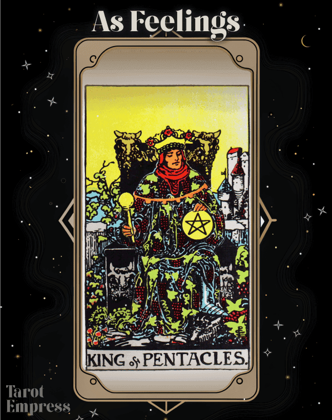 King of Coins as Feelings How This Card Can Mean Love and Support