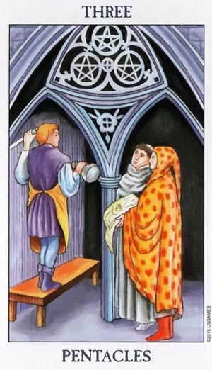 3 of Pentacles as Feelings for Ex: A Tarot Card Reading About Old Love, Teamwork, and Future