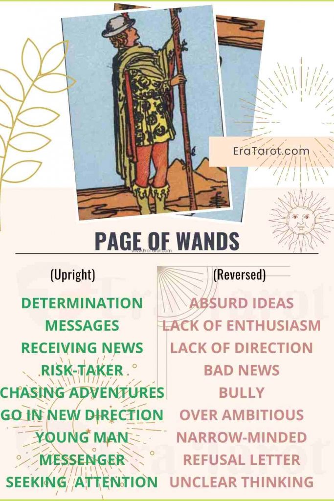 Page of Wands Past in Love: Remember When You Got That Exciting but Unclear Message?