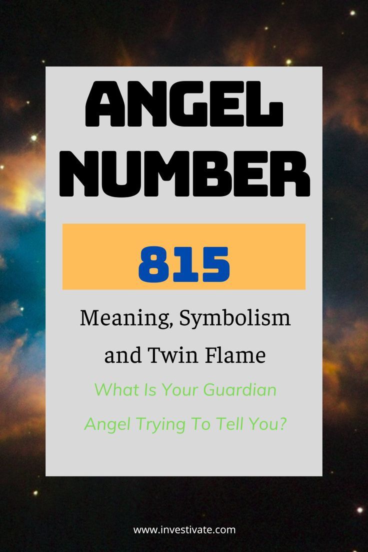 Is 815 Your Angel Number? Find Out What Its Trying to Tell You!