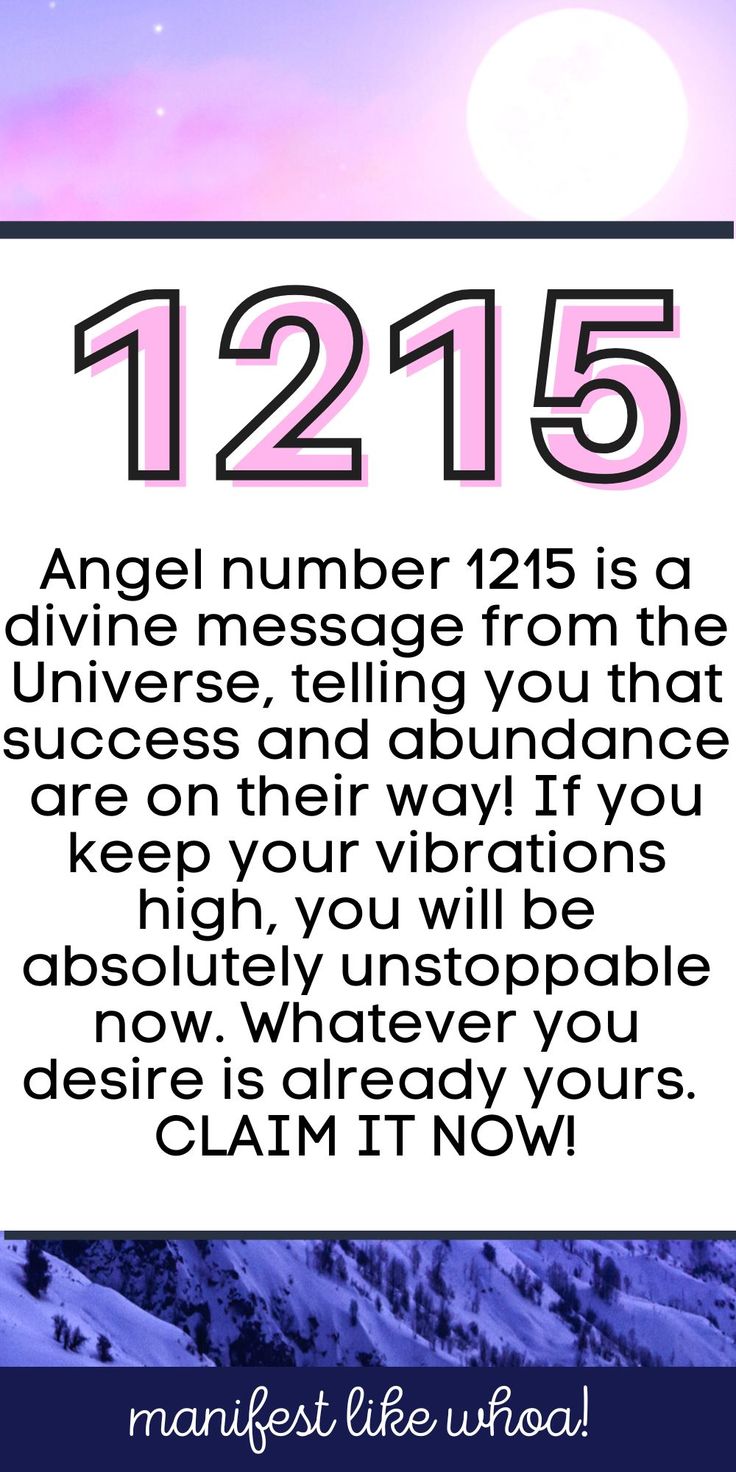1215 Angel Number Meaning and Why You Keep Seeing It All the Time.