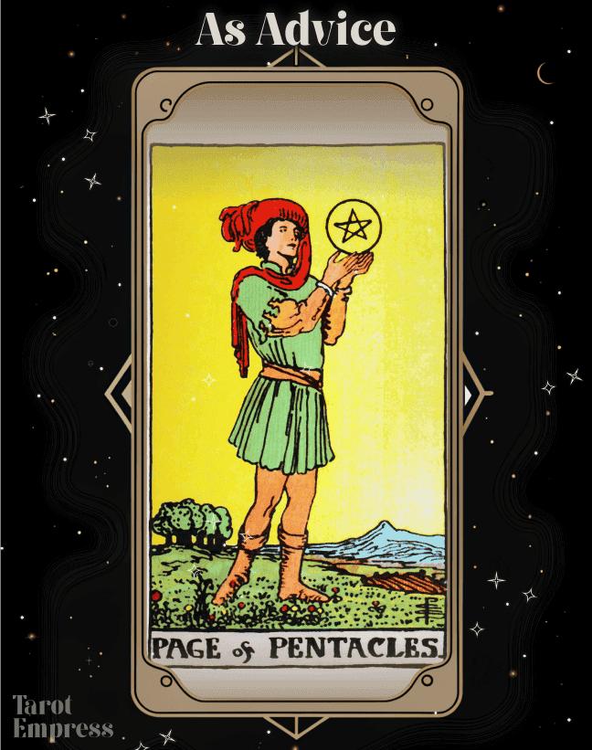 Confused About Love? Page of Pentacles Advice for Your Situation.