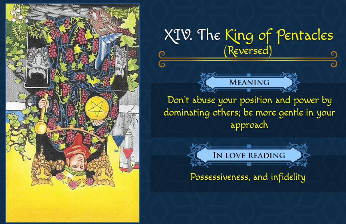 Is Someone a Reversed King of Pentacles? Learn the Signs of this Personality Type.