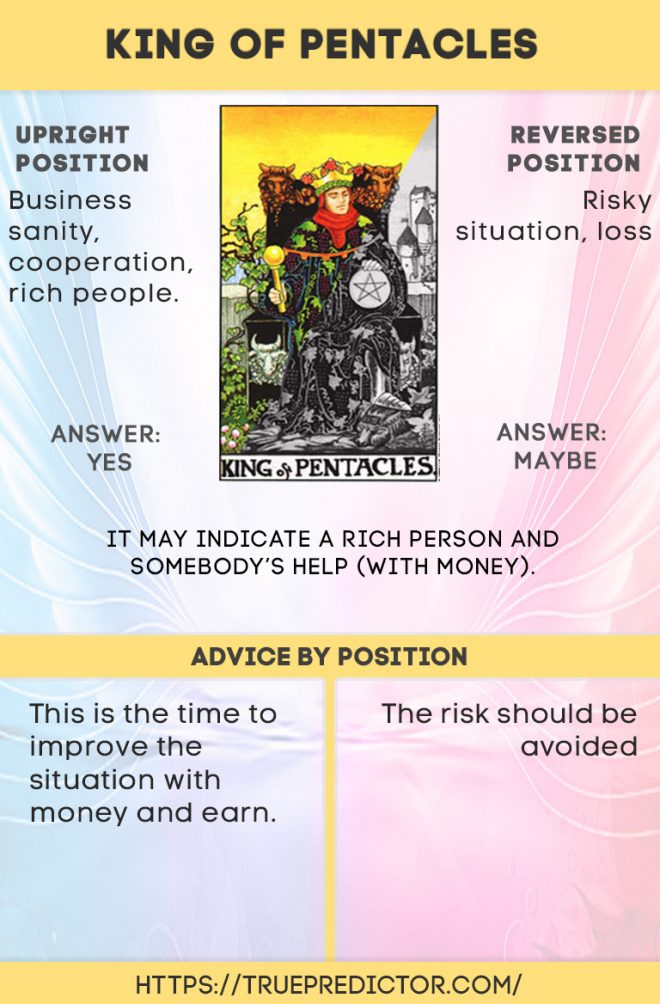 King of Pentacles Yes or No in Love Readings? Find Out What it Means Now!