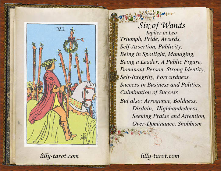 What is 6 of Wands as Action, and is it time for your next level and how?