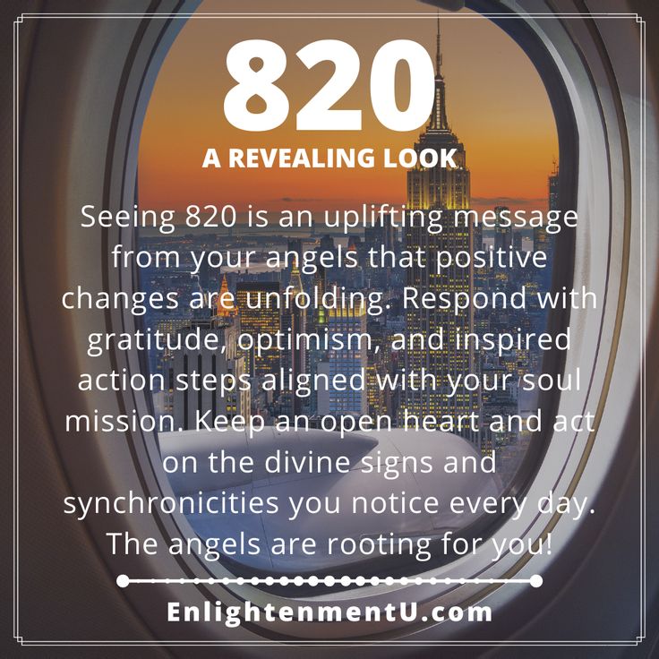 820 Angel Number Meaning (What Does Seeing 820 Mean?)